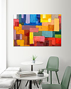 Top obraz maľovaná stena 1700